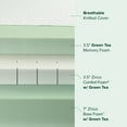 Zinus 14" Green Tea Luxe Memory Foam Mattress, Queen