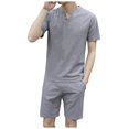 thumbnail image 6 of Men Short Sets 2 Piece Set T Shirt and Shorts Summer Outfits for Men Beach Outfits Vacation Outfits for Men, 6 of 6