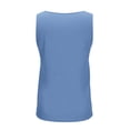 thumbnail image 7 of Xdegoge Tank Tops for Men Scoop Neck Sleeveless Casual Everyday Fashion Streetwear Relaxed Fit Front Chest Pocket Detail Solid Plain Basic Soft Breathable Summer Tops, 7 of 7