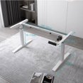 thumbnail image 1 of Electric Computer Table Single Motor Livable Table Stand Electric Livable Office Table Vertical Office Table My Lux Decor Round, 1 of 6