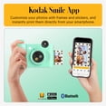 thumbnail image 5 of Kodak Smile+ Wireless 2x3 Digital Instant Print Camera with Effect Lenses & Zink Technology, Blue, 5 of 9
