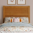thumbnail image 2 of AFI Aveline Twin Mid-Century Panel Solid Wood Headboard in Light Toffee, 2 of 10