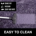 thumbnail image 2 of Lochas Soft Indoor Modern Area Rugs Fluffy Carpets for Living Room Children Bedroom Home Decor Nursery Rug, 4' x 5.3',Purple Gray, 2 of 8