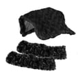 thumbnail image 3 of 2 fundas protectoras para cuchillas de patines de hielo, fundas protectoras para cuchillas de hockey, protectores para patines artísticos deportivos. Negro, 3 of 8