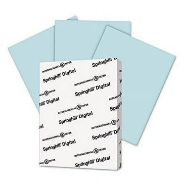Springhill Vellum Bristol Blue 67# Cover 8.5"x11" 250 sheets