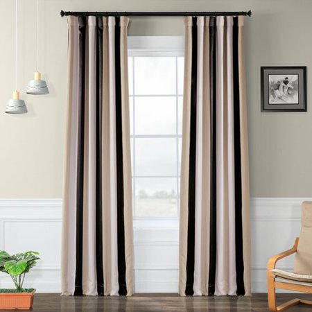Half Price Drapes Georgetown Striped Room Darkening Thermal