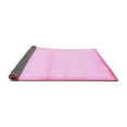 thumbnail image 2 of Ahgly Company Indoor Square Solid Pink Modern Area Rugs, 7' Square, 2 of 4