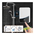 thumbnail image 2 of 5500W Temperature Adjustable Instant Tankless Electric Hot Water Heater Kitchen Bathroom Shower Hot Water Fast Heating ,Digital Temperature Display, 2 of 8