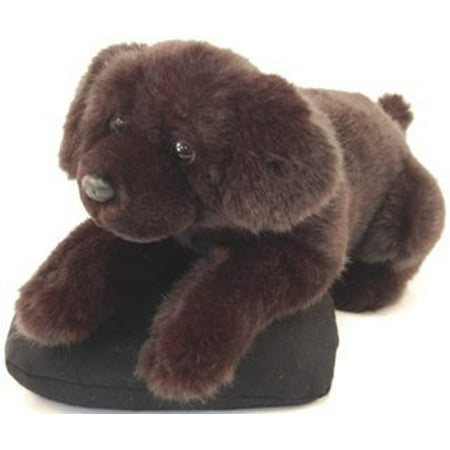 Lying Down Black Lab Puppy, Soft realistic plush black lab By Jaag - Walmart.com