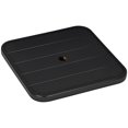 thumbnail image 1 of Outsunny 19" Umbrella Table Tray, Portable Steel Umbrella Table Top, Black, 1 of 10
