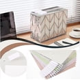thumbnail image 4 of 12 Pack Hanging File Folders Filing Cabinet Organizer Letter Size 1/5 Cut Adjustable Tabs Decorative For Home Office School Classroom,4 Colors, 4 of 5