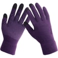 thumbnail image 4 of Winter Hats Gloves for Women Knit Warm Snow Ski Outdoor Caps Touch Screen Mittens, 4 of 4
