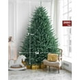 thumbnail image 3 of AMERZEST Christmas Tree 7ft Full Premium Blue Fir Artificial Christmas Tree Unlit, Hinged Blue Spruce Xmas Tree No Lights, 3 of 7