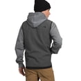 thumbnail image 3 of Chaleco cortaviento Apex Bionic 3 de THE NORTH FACE para hombre, color gris oscuro jaspeado TNF, talla L, 3 of 6