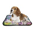 thumbnail image 2 of PKQWTM Butterflies Pansies Pet Dog Cat Bed Pee Pads Mat Cushion Potty Dogsblankets Crate Bed Kennel 20x24 inch, 2 of 3