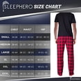 thumbnail image 4 of SLEEPHERO Adult Mens 2 Piece Short Sleeve Knit Pajama Set (Sizes S-XL), 4 of 5