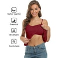 thumbnail image 3 of COMFREE Women's Camisole with Built in Bra Plus Size Tank Top Cami Flowy Casual Tops with Adjustable Strap (S-4XL), 3 of 6