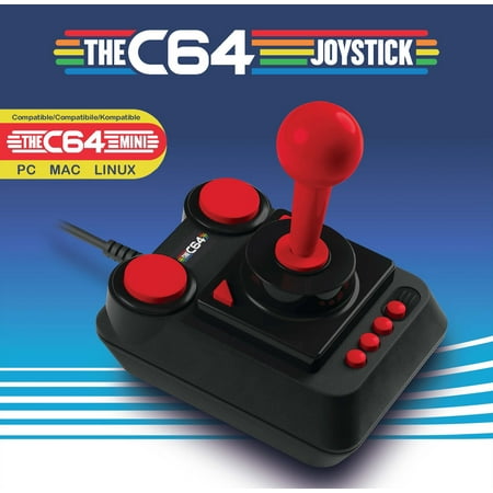 Retro Games LTD, THEC64 Mini Joystick, Black