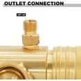 thumbnail image 6 of iMeshbean CGA520 AR-B Air Acetylene Regulator for B Tanks, Acetylene Gauge for Turbo Torch, 6 of 10