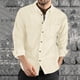 thumbnail image 2 of Camisa de manga larga con botones de pana para hombre, otoño/invierno, color liso, ligera, 2 of 5