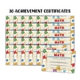 thumbnail image 2 of Math Certificate of Achievement 30pk 6x9 Cardstock Division Addition Subtraction Multiplication Master Award Excellence Student Class Recognition Math Facts, 2 of 5