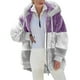 thumbnail image 2 of Pntutb Moda Mujer Cálido Faux Coat Chaqueta Invierno Cremallera Manga Larga Prendas de abrigo Pntutb Pntutb-3329, 2 of 6