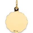 thumbnail image 5 of 14K Yellow Gold My Confirmation Charm (22 X 16) Made In United States xac726, 5 of 6