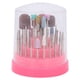 thumbnail image 1 of Juego de brocas para uñas, herramienta de manicura con cabezal de pulido para salón de casa, 45 Uds. (rosa), 1 of 8