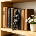 thumbnail image 5 of Knight Bookshelf Decor, A variety of styles to choose from,Finished Armored Knight Statue, Unique Gothic Library Figurine for Book Lovers, Office Desktop Ornament(Gold), 5 of 7