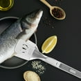 thumbnail image 3 of Kitchen Tool Slide Steak Clip Cooking Spatula Stainless Steel Fish Shovel Abs Plastic 304, 3 of 6