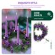 thumbnail image 3 of Guirnalda De Adviento De Pascua/Halloween/Navidad Exquisita Guirnalda De Piña Con Portavelas Hermosa Decoración Festiva Para La Puerta Delantera Del Jardín sonducket HA027587-04, 3 of 7