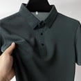 thumbnail image 3 of Breeze Capri Polo Shirt for Men Beer Belly Stiff Collar Waffle Shirts for Golf Business Casual 2026 Summer Quick Dry, 3 of 7