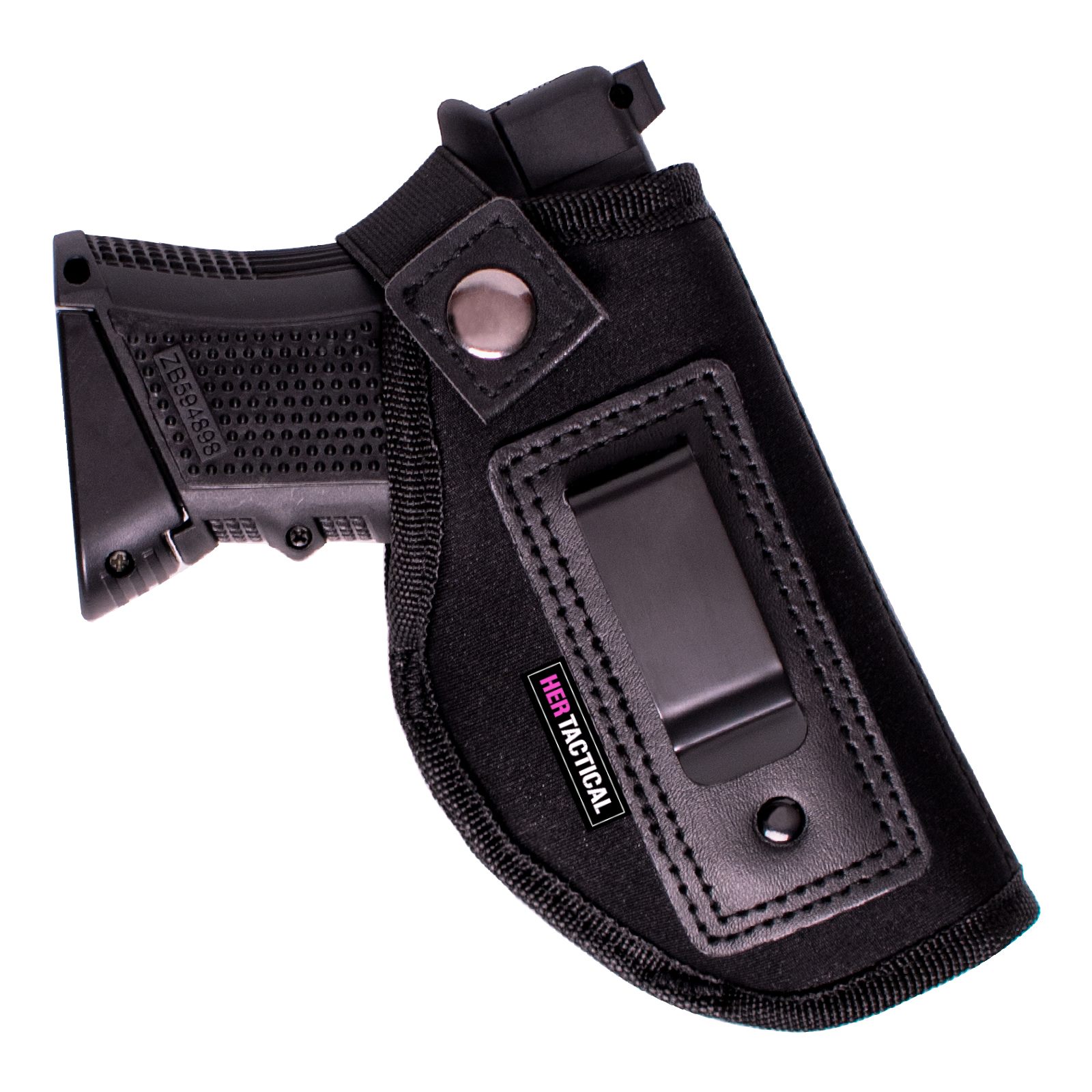 HER TACTICAL Holster for Women Universal Hip Holster for Compact Size - Black Right