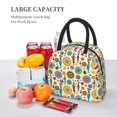 thumbnail image 5 of Salouo Beautiful African Womens for Insulated Lunch Bag for Women/Men - Leakproof Cooler Tote Bag Organizer - Reusable Lunch Box for Office Picnic Hiking Beach-One Size, 5 of 6