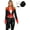 Black C, variant on iiniim Circus Ringmaster Costume for Womens Showman Halloween Costume Velvet Magician Tailcoat Set Red C XXL