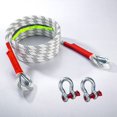 thumbnail image 4 of BUYISI 1X Trailer Rope Nylon Tow Recovery Rope Tow Rope With 2 Hook For Truck Atv 3/5 Tons Replacement Automobiles Parts 5 Tons, 4 of 5
