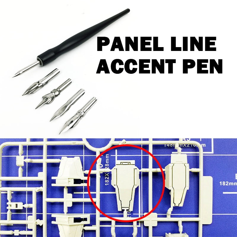 Panel Line Accent Pen Assembly Model Tool Avoid Scrubbing Infiltration Line HOT