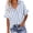 Light Blue, variant on Short Sleeve Blouses for Women Dressy Casual Buttons up Shirt Lapel Collar Shirt Vertical Striped Tops Linen Blouse