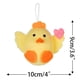 thumbnail image 3 of ¡No Te Lo Pierdas!, Colgante de lana con forma de pollo simulado para decoración del hogar Akmoler, 3 of 9