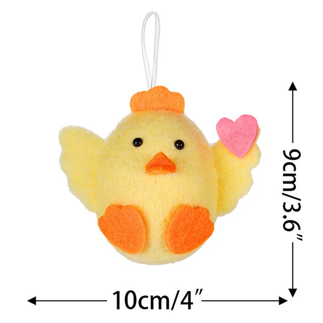 Birdeem St Patricks Day Decorations Valentines Day Ornaments for Tree Saint Patricks Day Decorations Charm St Patricks Day Tree Decorations Simulated Chicken Home Pendant Wool Rabbit Decoration
