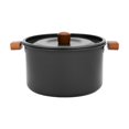 thumbnail image 4 of Lipstore Camping Cookware Camping Pot Porridge Noodle Pot Round Stockpot with Lid Camping 4L, 4 of 8