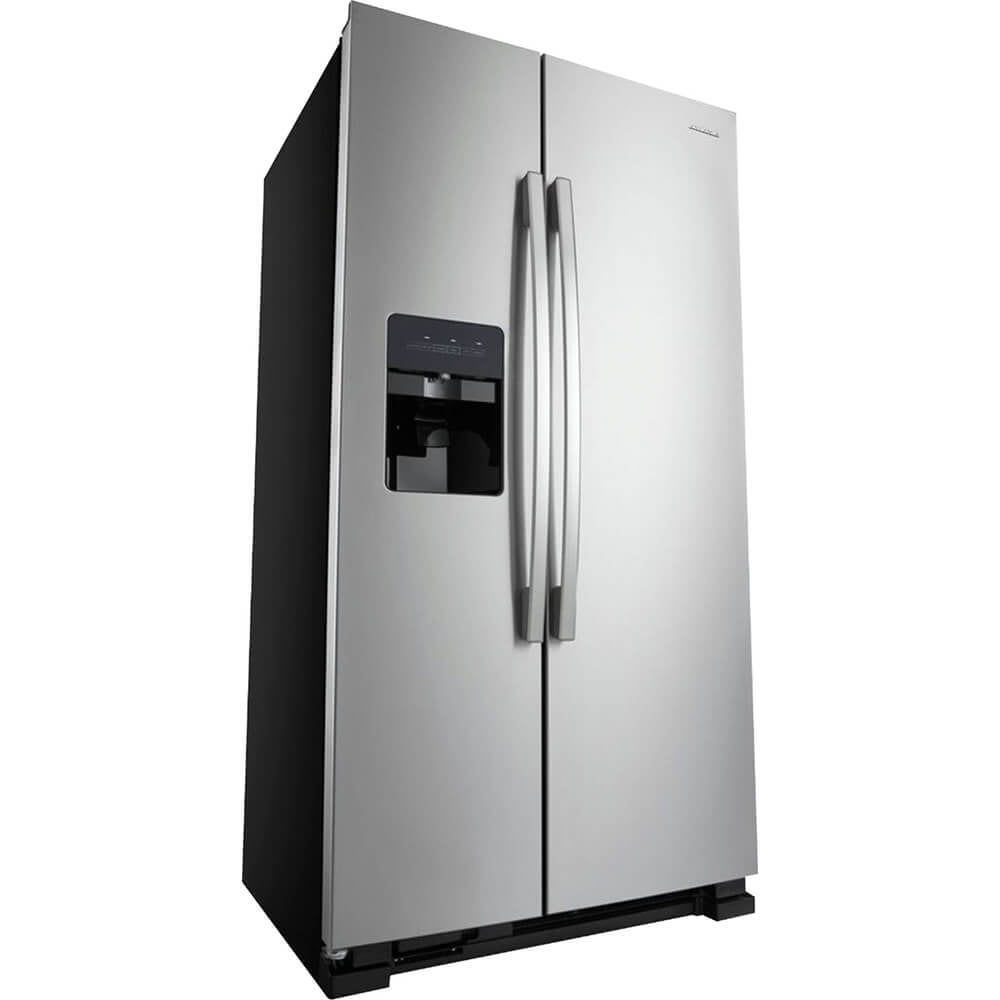 Amana® ASI2575GRS: 36-inch Side-by-Side Refrigerator with Dual Pad External Ice and Water Dispenser
