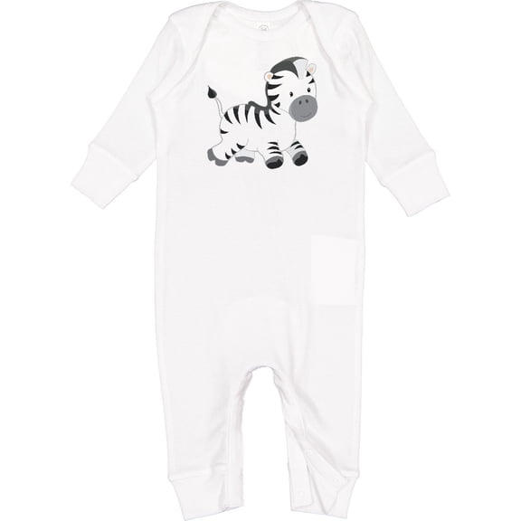 Inktastic Zebra Baby Romper Coveralls
