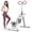 Pink+White, variant on Dolonm Stair Stepper for Home with Resistance and Adjustable Handles, Vertical Climber Exercise Machine for Legs, Core and Glute Workouts, Blue