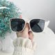 thumbnail image 1 of Gafas de sol cuadradas para mujer, lentes de sol Vintage con montura grande, espejo negro, sombreado, polarizador, Sexy, de viaje, Uv400, 2023, 1 of 5