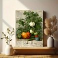 thumbnail image 6 of Retro Vegetable Canvas Poster, Tomato Cucumber Pumpkin Print, Farmhouse Kitchen Wall Decor, 6 of 8