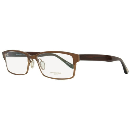 Oliver Peoples Rectangular Eyeglasses OV1055T Coban  5013 Size: 54mm Copper/Brown 1055