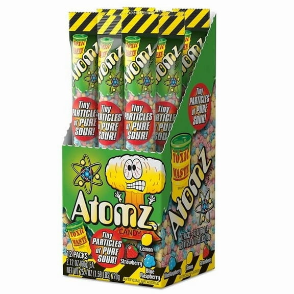 2.12 oz Toxic Waste Atmoz Sour Chewy Candy - Case of 12