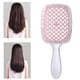 thumbnail image 4 of Cepillo de pelo para masaje del cuero cabelludo con peine con cojín de aire de dientes anchos (rosa transparente) Likrtyny  cuidado belleza, 4 of 9