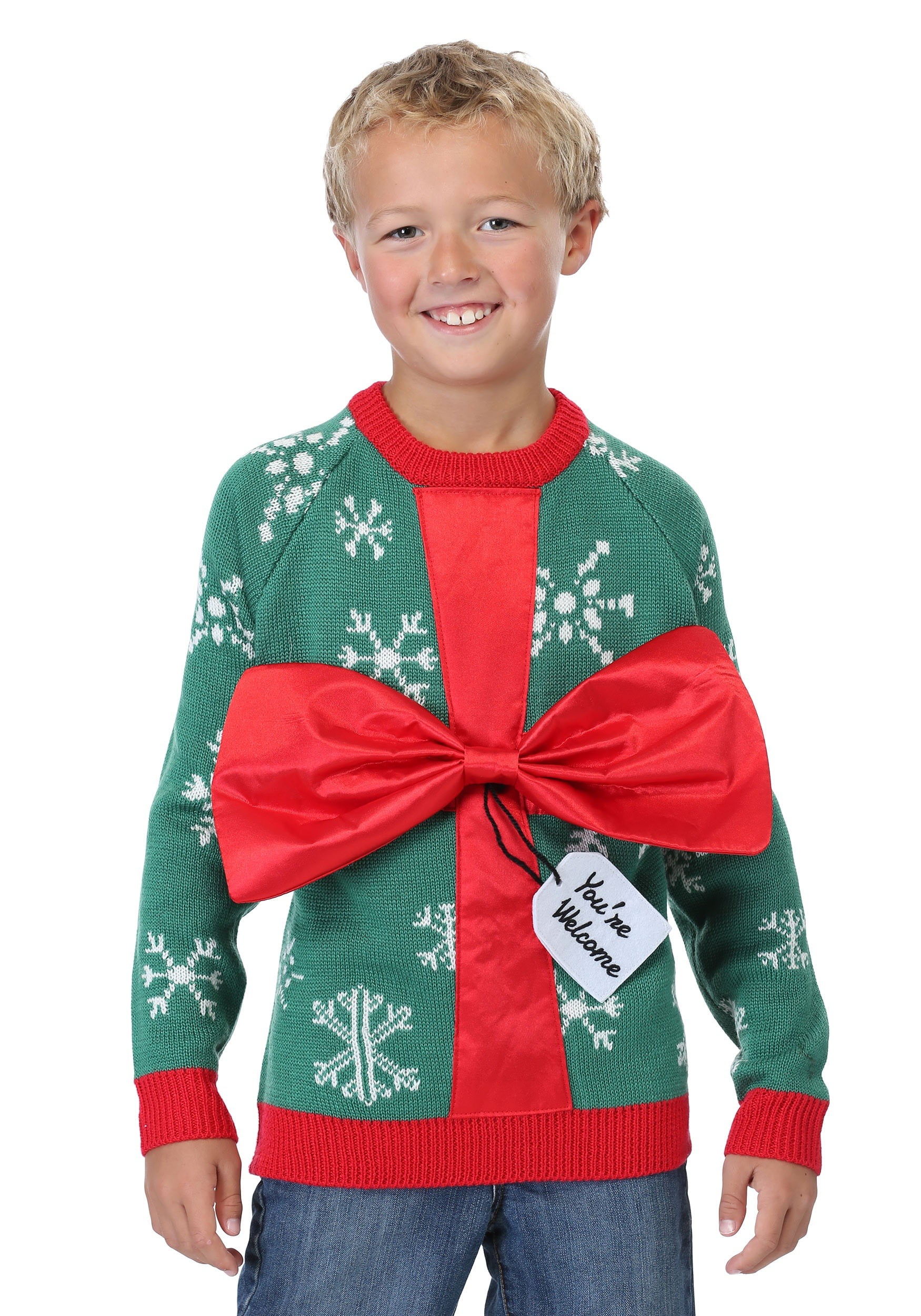 Kid's Present Ugly Christmas Sweater - Walmart.com